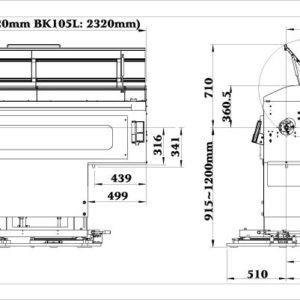 Изображение товара - Автомат подачи прутка BK-105L 1.6 м