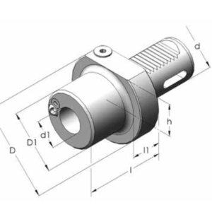 Изображение товара - Держатель инструмента с конусом Морзе 2 F50-MK-DK2