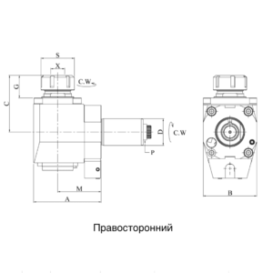 Изображение товара VDI40-ER32 Радиальный сверлильно-фрезерный приводной блок NFR4054803285