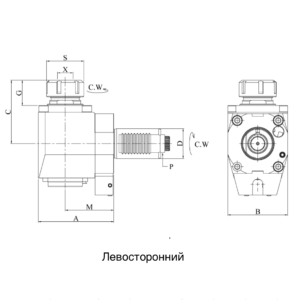 Изображение товара - VDI40-ER32 Радиальный сверлильно-фрезерный приводной блок NFR4054803285