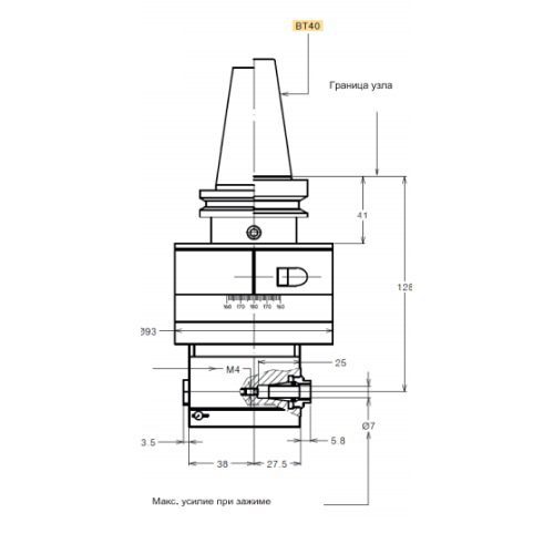 Изображение товара - Трёхсторонние угловые головки 90°-A20 – HSK63 128914.100