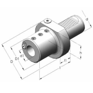 Изображение товара - Держатель для расточных резцов E2-40X25