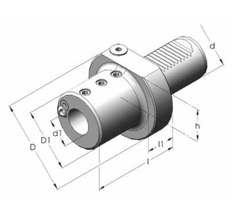 Изображение товара - Держатель для расточных резцов E2-40X25