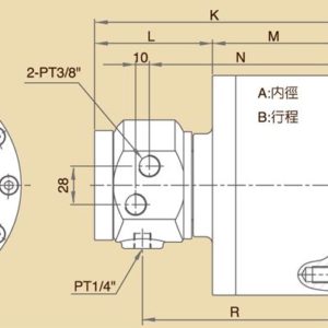 Изображение товара - Цельнолитой роторный гидроцилиндр L1530R