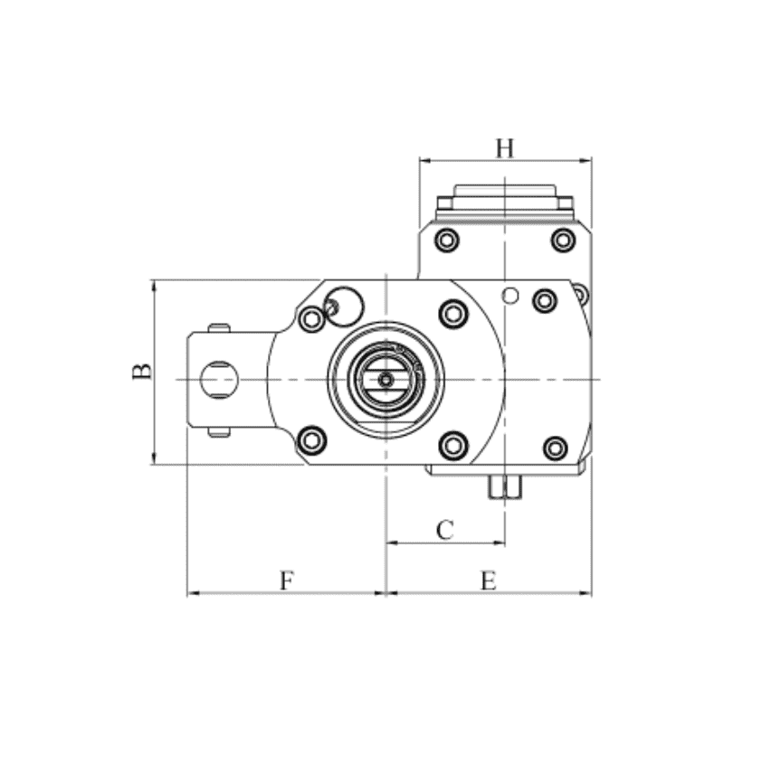 Изображение товара - VDI30 Радиальный приводной блок BR30180925.4C/3