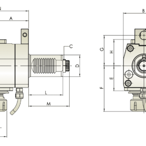 Изображение товара - Радиальный приводной блок HAAS THB-B05.65-40F